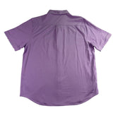 Tommy Bahama Men’s Solid Purple Short Sleeve Button-Up Shirt Sz XL