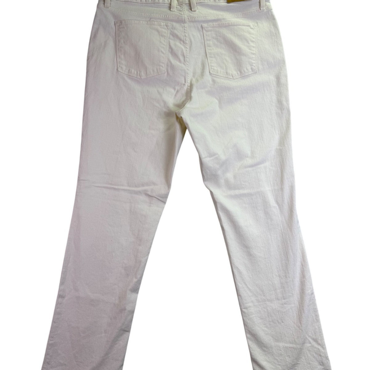 L.L. Bean Womens White Favorite Fit Jeans Regular Comfortable Size 16