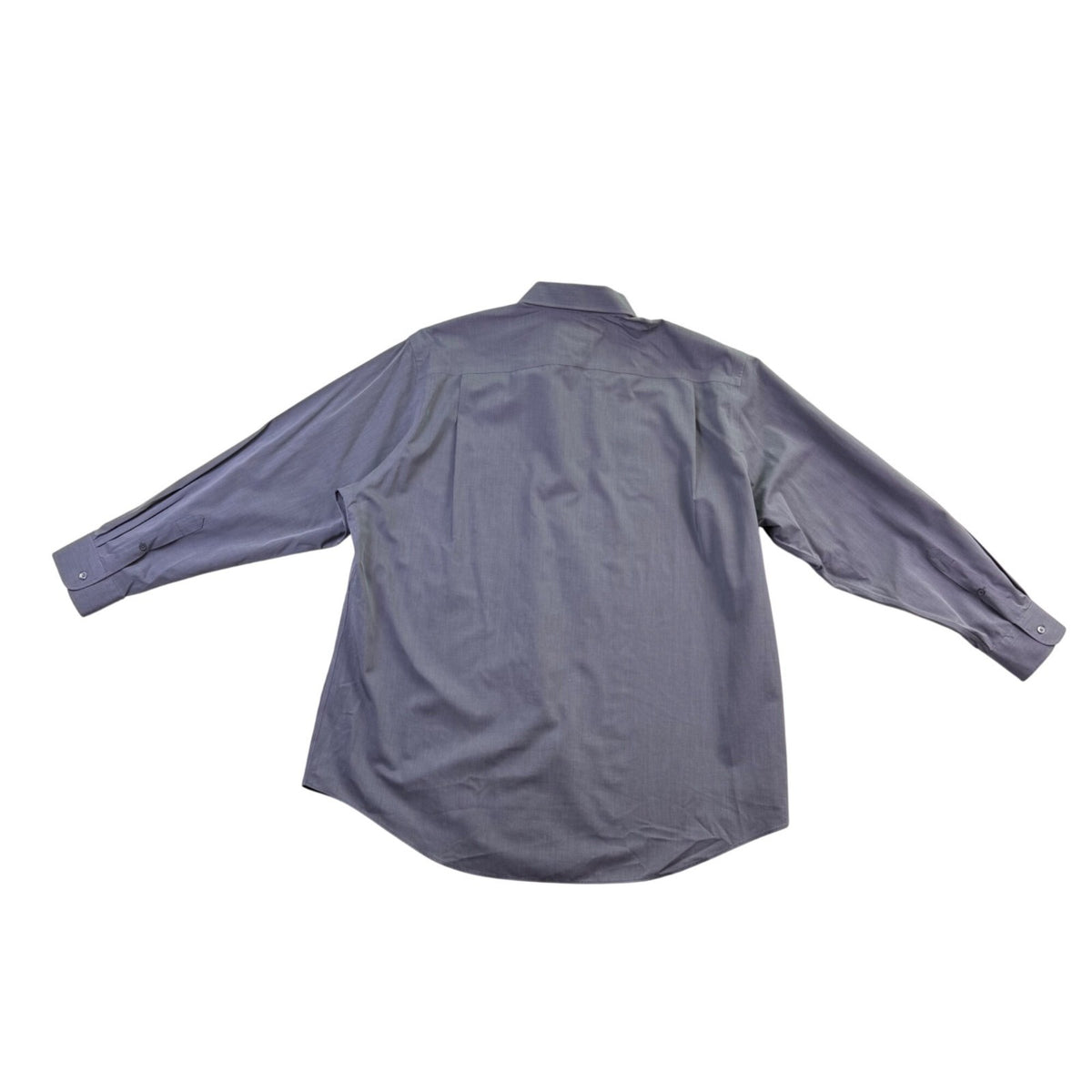 Nordstrom Mens Blue Cotton Button-Down Dress Shirt Size 17 1/2 34