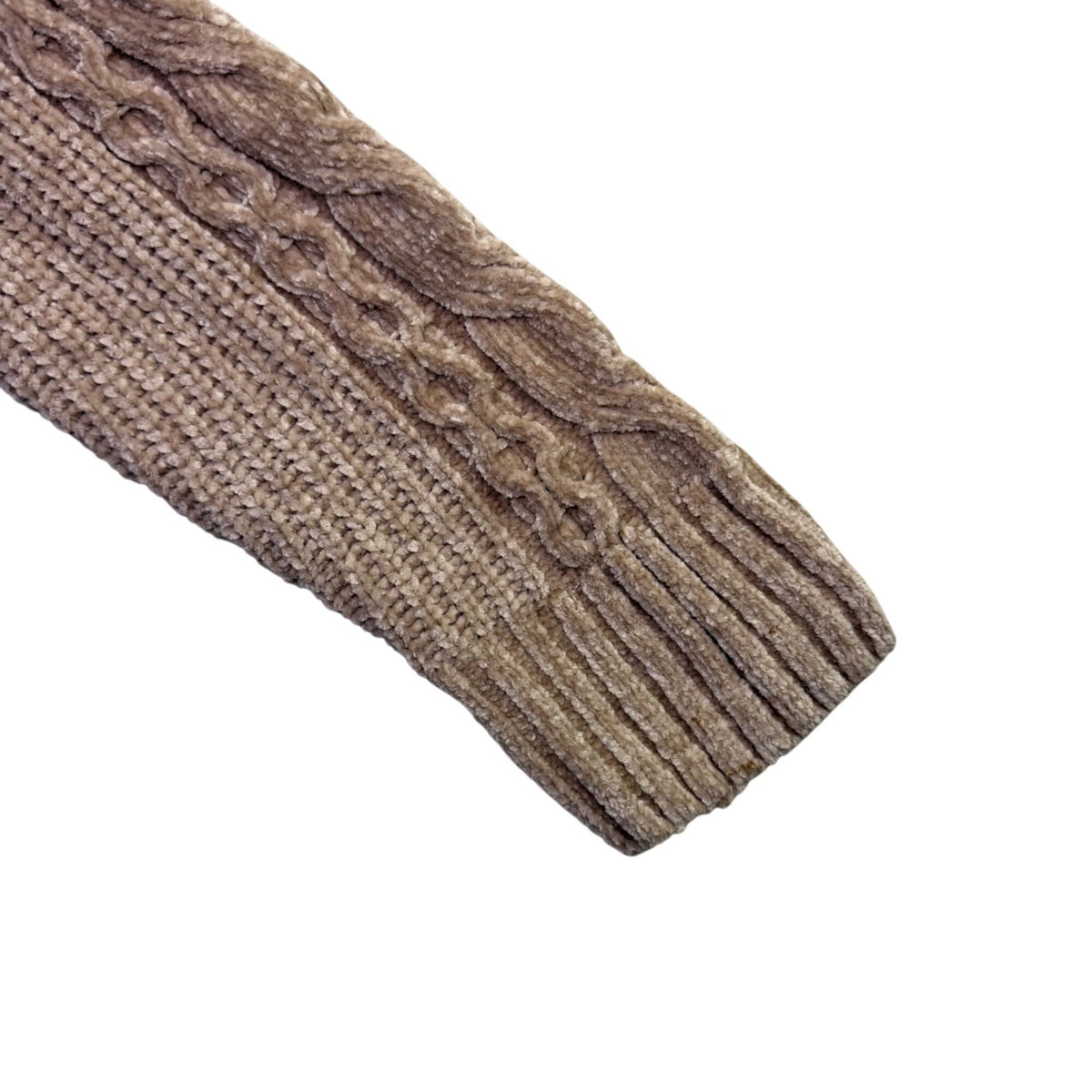 Rachel Zoe Womens Beige Cable Knit Cropped Turtleneck Sweater Size S