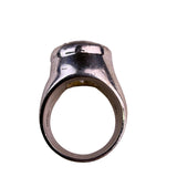 Basina Mens Silver 925 Ring With Cubic Zirconia Statement Design