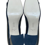 Hobbs Women’s Bronze Ruby Fringe Court Leather Square Toe Block Heel Size US7