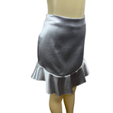 H&M Women's Grey Mermaid Knee Length Skirt Sz 14 - NWT