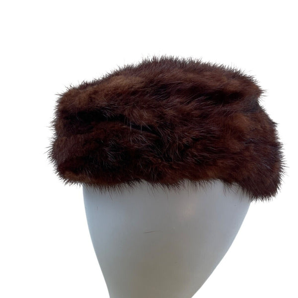 Vintage Sheppard Mink Fur Hat Made Expressly For Richs Atlanta