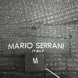 Mario Serrani Womens Black Polyester Blend Slim Fit Knit Legging Charcoal Plaid