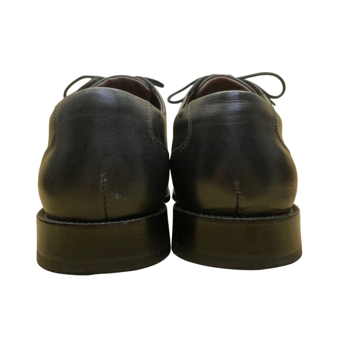 Johnston & Murphy Men’s Black Leather Lace-Up Dobson Moc Toe Oxfords Size 12W
