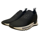 DKNY Women’s Black Slip-On Logo Signature Athletic Nora Sneakers Size 7.5M