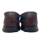 Allen Edmonds Men’s Brown & Black Leather Boulder Moc Toe Loafers Size 12B