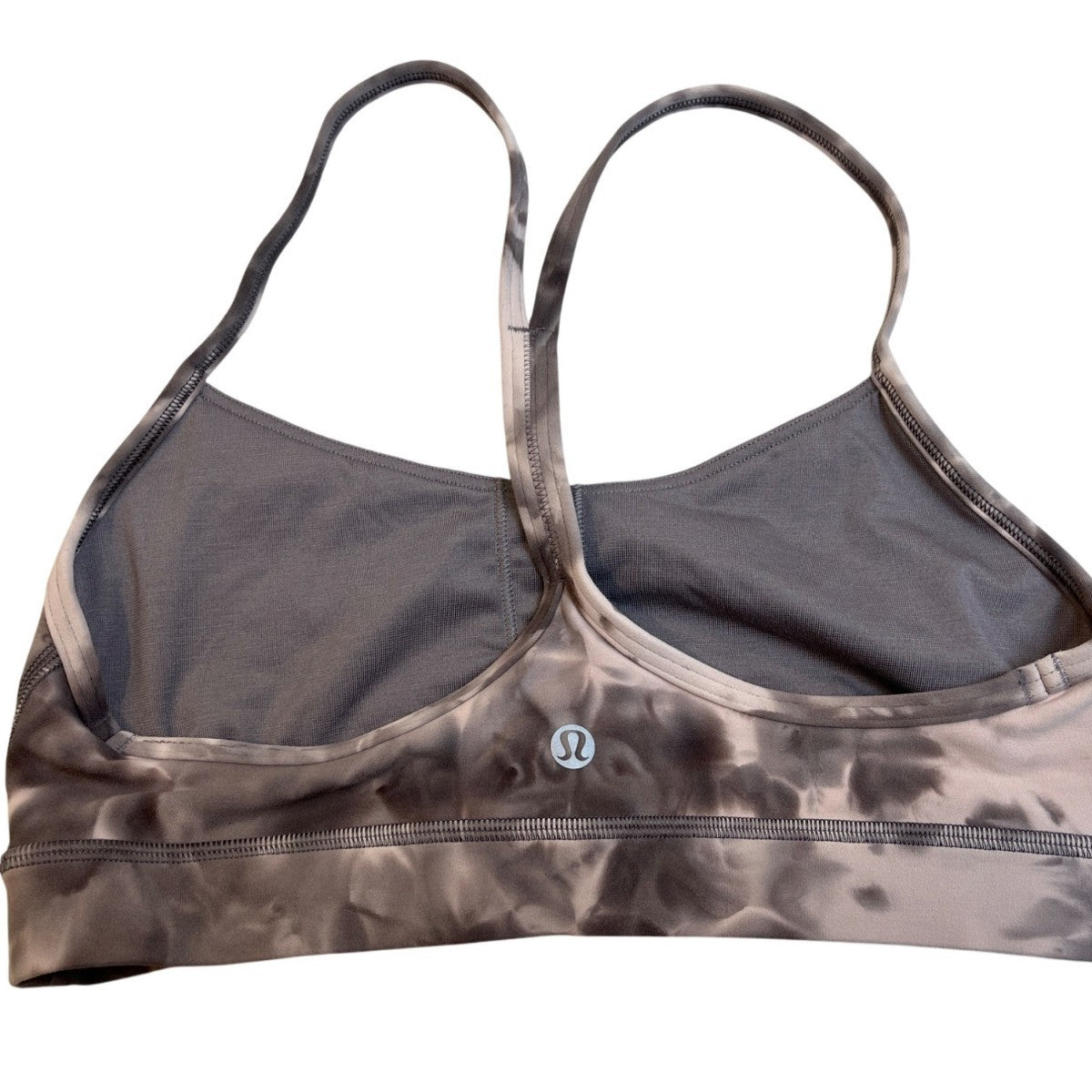 Lululemon Womens Tie-Dye Sports Bra & Leggings Set High-Waisted Stretchy Sz 2