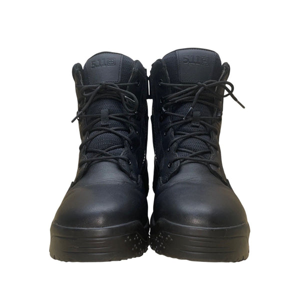 5.11 Men’s Black Tactical ATAC 2.0 6" Leather/Nylon Lace-Up Boots Size 11.5