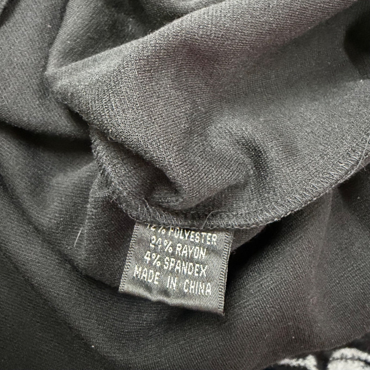 Adrianna Papell Womens Black Long Sleeve Twist Front Midi Dress Sz 6