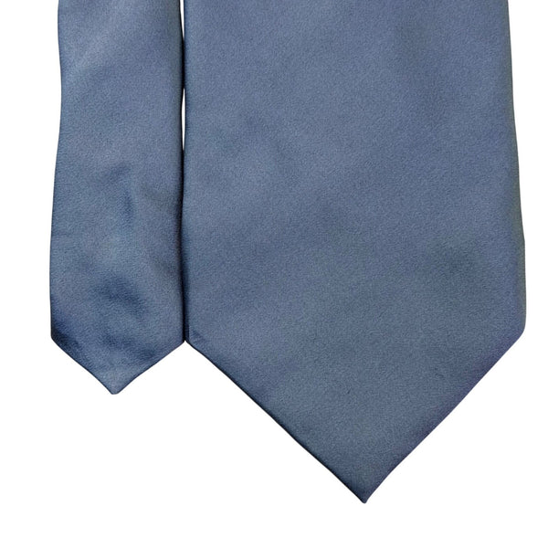 Jonathan Wachtel Mens Blue Silk Neck Tie Made In USA Classic Formal Design