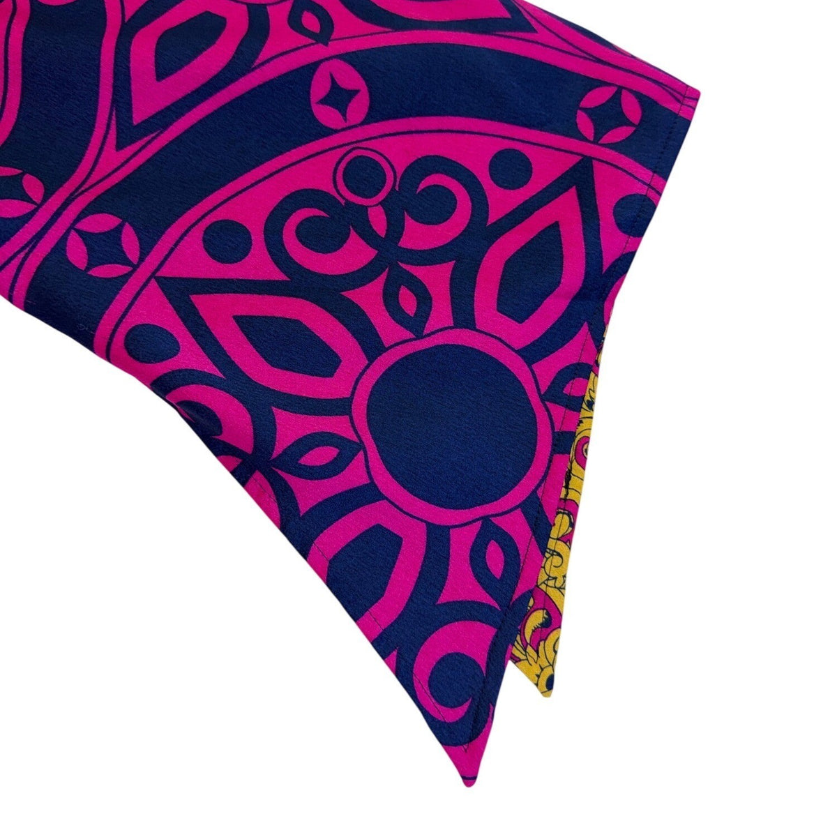 Chicos Womens Pink & Yellow Open Front Kimono With Bold Abstract Pattern Size 2