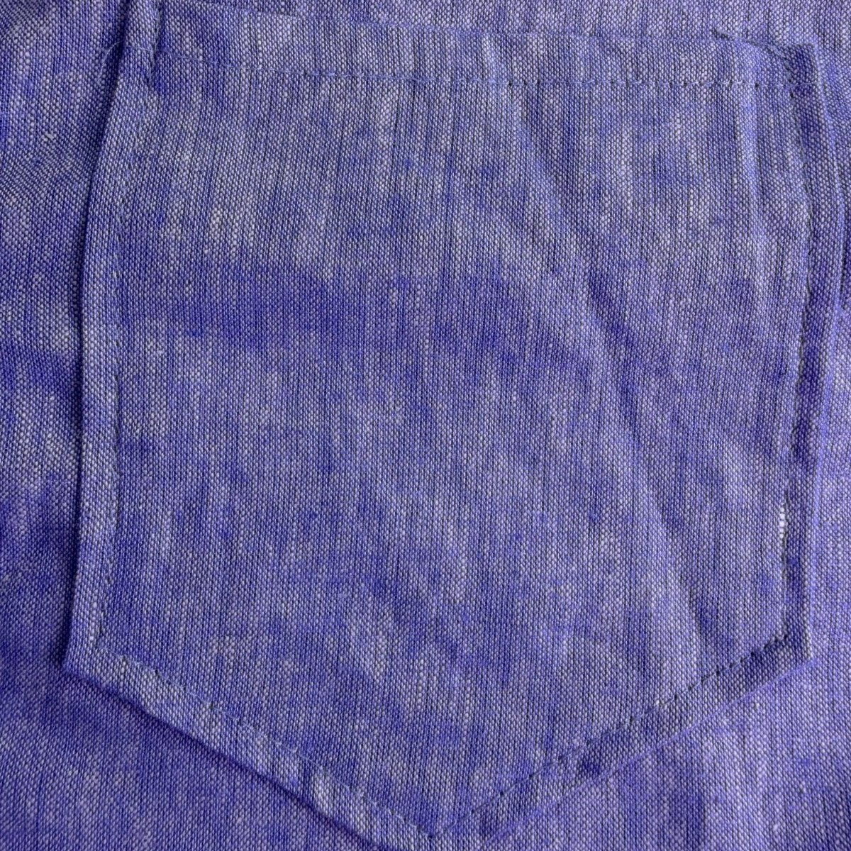 Zara Womens Blue Linen-Blend Collared Button-Up Short Sleeve Shirt Size XS