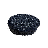 Vintage Belvedere New York Black Sequin Cocktail Hat