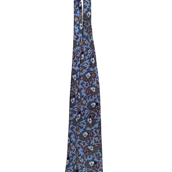 Balancine Mens Blue 100% Silk Disney Mickey Mouse Paisley Tie The Tie Works