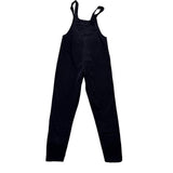 Lucy & Yak Womens Black Corduroy Overalls Adjustable Size UK 8R