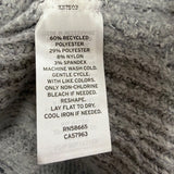 BP Womens Gray Ribbed Knit Crewneck Sweater Size S