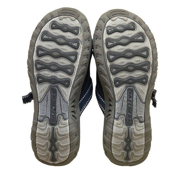 Skechers Women’s Navy Adjustable Strap Durable Outdoor Slide Sandals Size 7