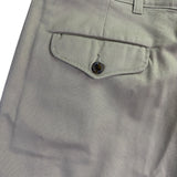 Savane Mens Khaki Cotton Classic Fit Pants No Wrinkles Stain Free Process Sz 44
