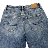 American Eagle Wide Leg Stretch Denim Jeans Womens Medium Wash Size 0