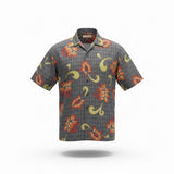 Tommy Bahama Mens Multicolor Silk Floral Hawaiian Shirt Casual Button-Down Sz M