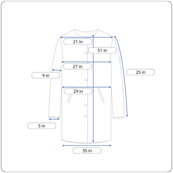 Vintage Gartenhaus Brown Long Fur Coat for Women