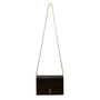 Anne Klein Women’s Black Faux Croc Pattern Cup Chain Strap Shoulder Clutch