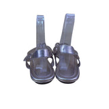 Tory Burch Women’s Rose Gold Leather Logo Accent Thong Sandals Size 11M