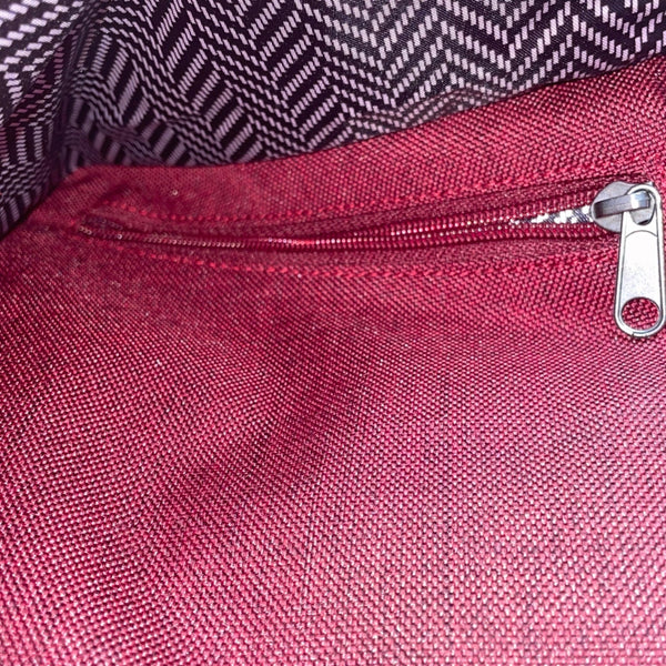 Ogio Women’s Burgundy Modern Button Accent Multiple Compartments Crossbody Bag