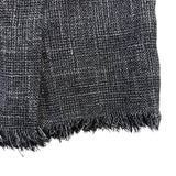 Dressbarn Womens Gray Tweed Mini Skirt With Fringe Hem & Buckle Detail Size 22W