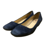 Vince Camuto Women’s Navy Suede Wedge Slip On Margarita Heeled Flats Size 6.5