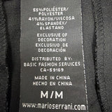 Mario Serrani Womens Black Polyester Blend Slim Fit Knit Legging Charcoal Plaid