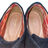 Clarks Artisan Women's Black Suede Valley Tree Oxford Bootie Shoes Size 9.5M