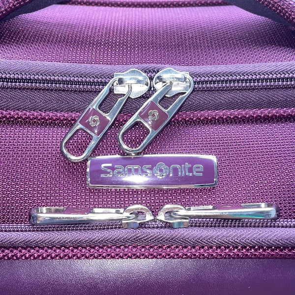 Samsonite Women’s Purple With Adjustable Strap Travel Carry-On Messenger Bag