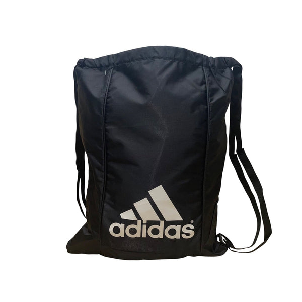 Adidas  Black Polyester Sackpack Drawstring Bag One Size