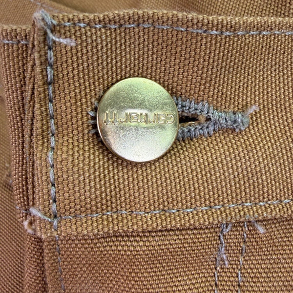 Carhartt Mens Brown Work Pants Loose Original Fit Durable Utility Sz 32x32
