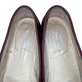 Johnston & Murphy Men’s Burgundy Leather Woven Tassel Loafer Shoes Sz 11.5M