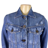 Pamela Love J.Crew Womens Blue Denim Jacket Button Front Size S