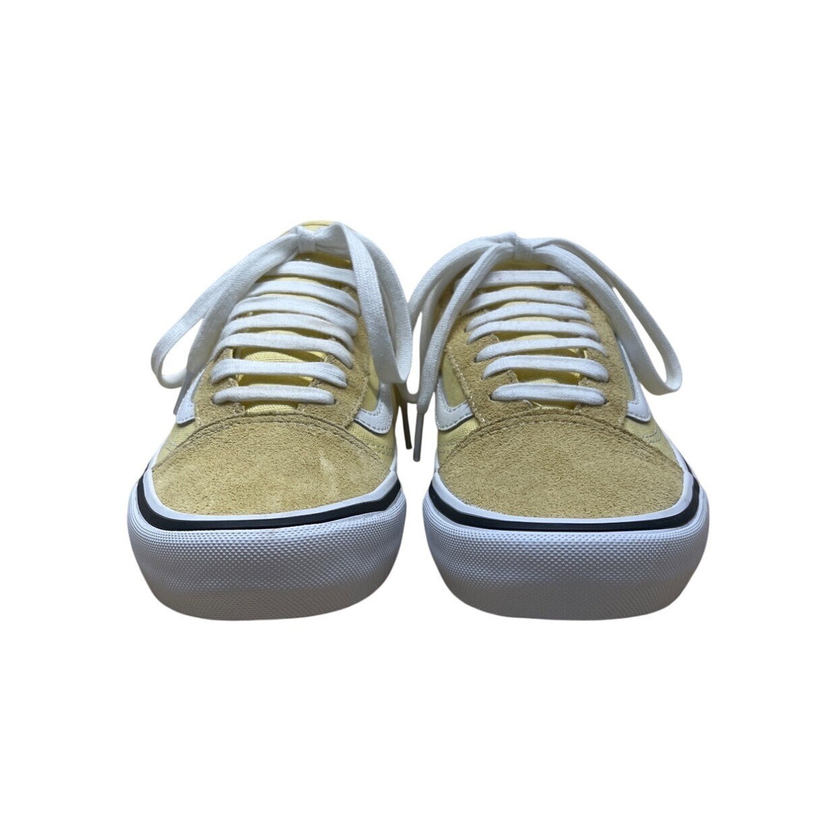 Vans Old Skool Yellow Canvas & Suede Pro Ultracush HD Skateboard Sneakers Size 8