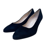 Scotts Women’s Black Suede Pointed Toe Elegant Classic Heels Pumps Size 9.5US