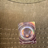 Extreme Embroidery Mens Olive  Air Force Veteran Cap & Lanyard Set Adjustable
