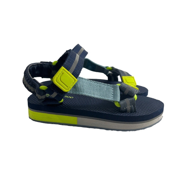 Zara Boy Toddler Navy Straped Sandals Sz 26