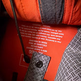 L.L. Bean Mens Orange Hooded Rain Jacket Fully Zippered Waterproof Design Sz XL