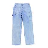Abercrombie & Fitch Womens Light Wash Denim Carpenter Jeans Curve Love Sz 29