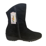 Sporto Women’s Black Suede Waterproof Aquastop Mid-Calf Winter Ella Boots Sz 7M