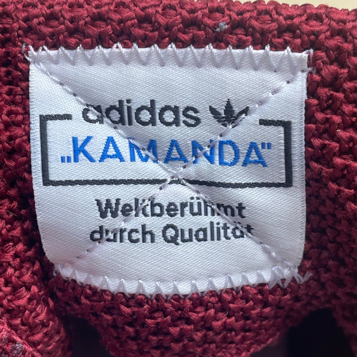 Adidas Men’s Burgundy Suede Lace Up Unique Gum Sole Kamanda Sneakers Size 12