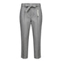 Loft Womens Gray Linen Blend Tapered Pants Tie Waist High Rise Size 16