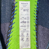 Rothys Women’s Blue Knit Slip-On The Flats Ballet Flats Size W12