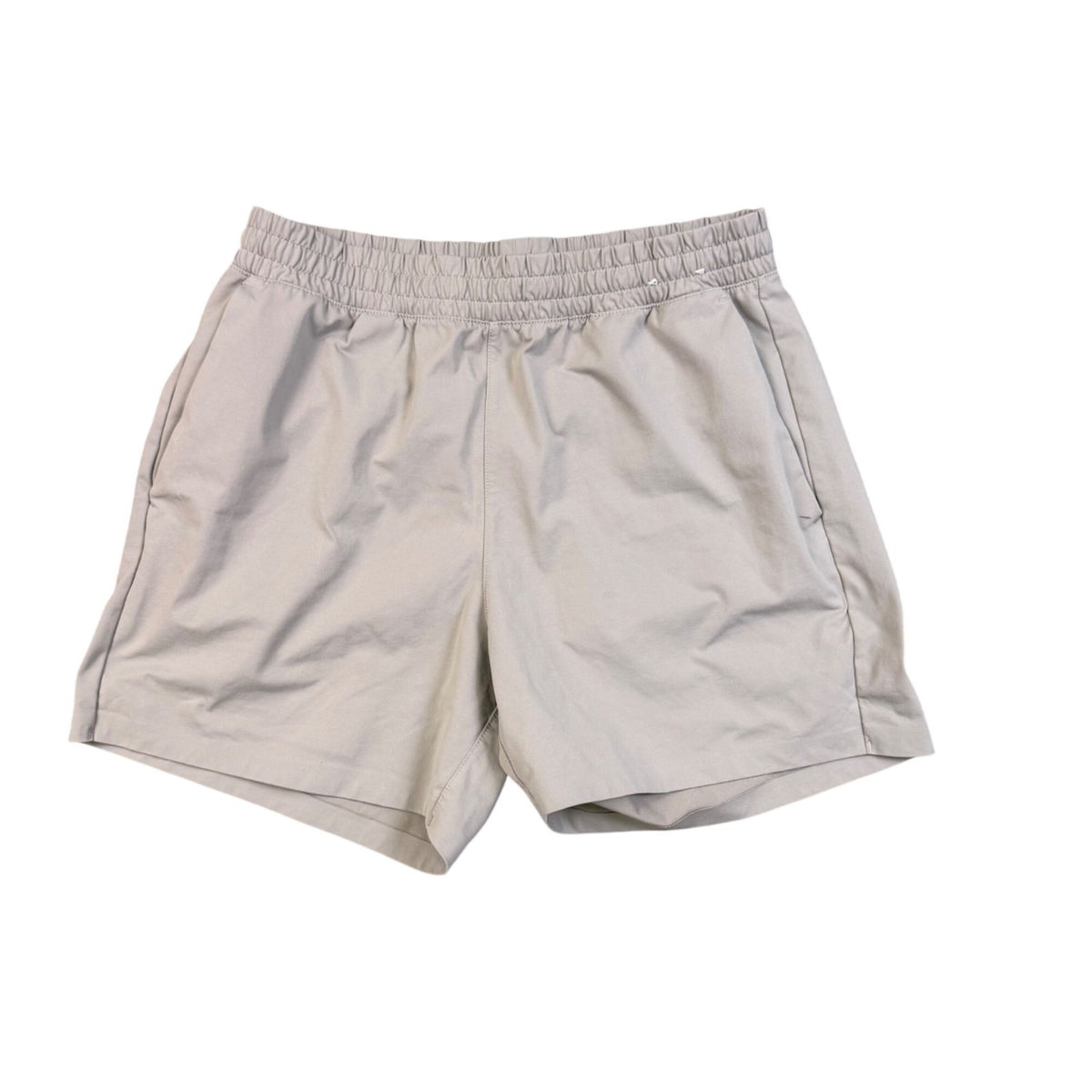 Uniqlo Mens Beige Elastic Waist Shorts Lightweight Casual Activewear Size M